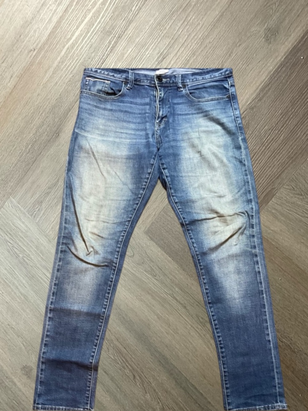 DKNY Mens Jeans Blue 32x32 Williamsburg Slim Fit Denim Casual‎ Stretch Modern